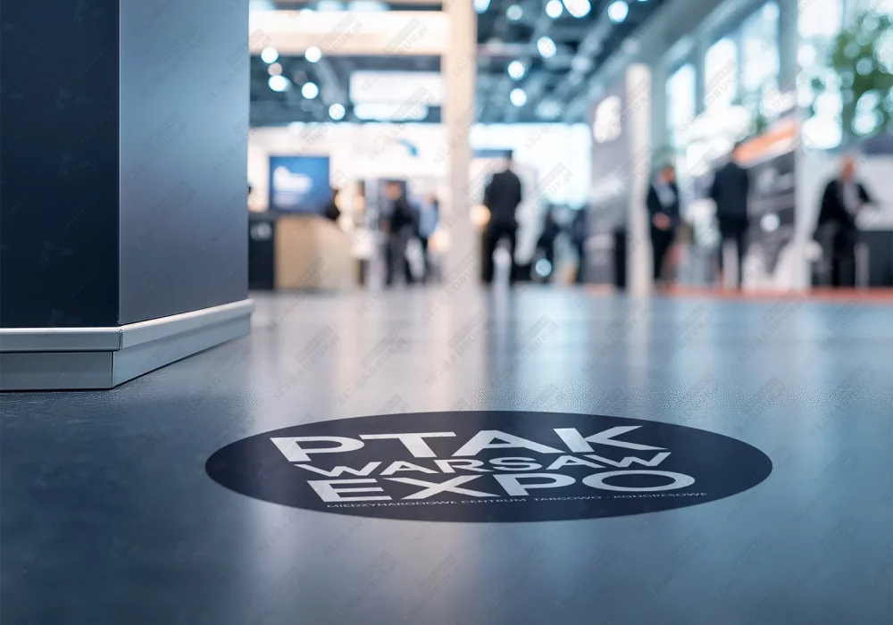 naklejki-podlogowe-na-stoisko-targi-expo-ptak-warszawa